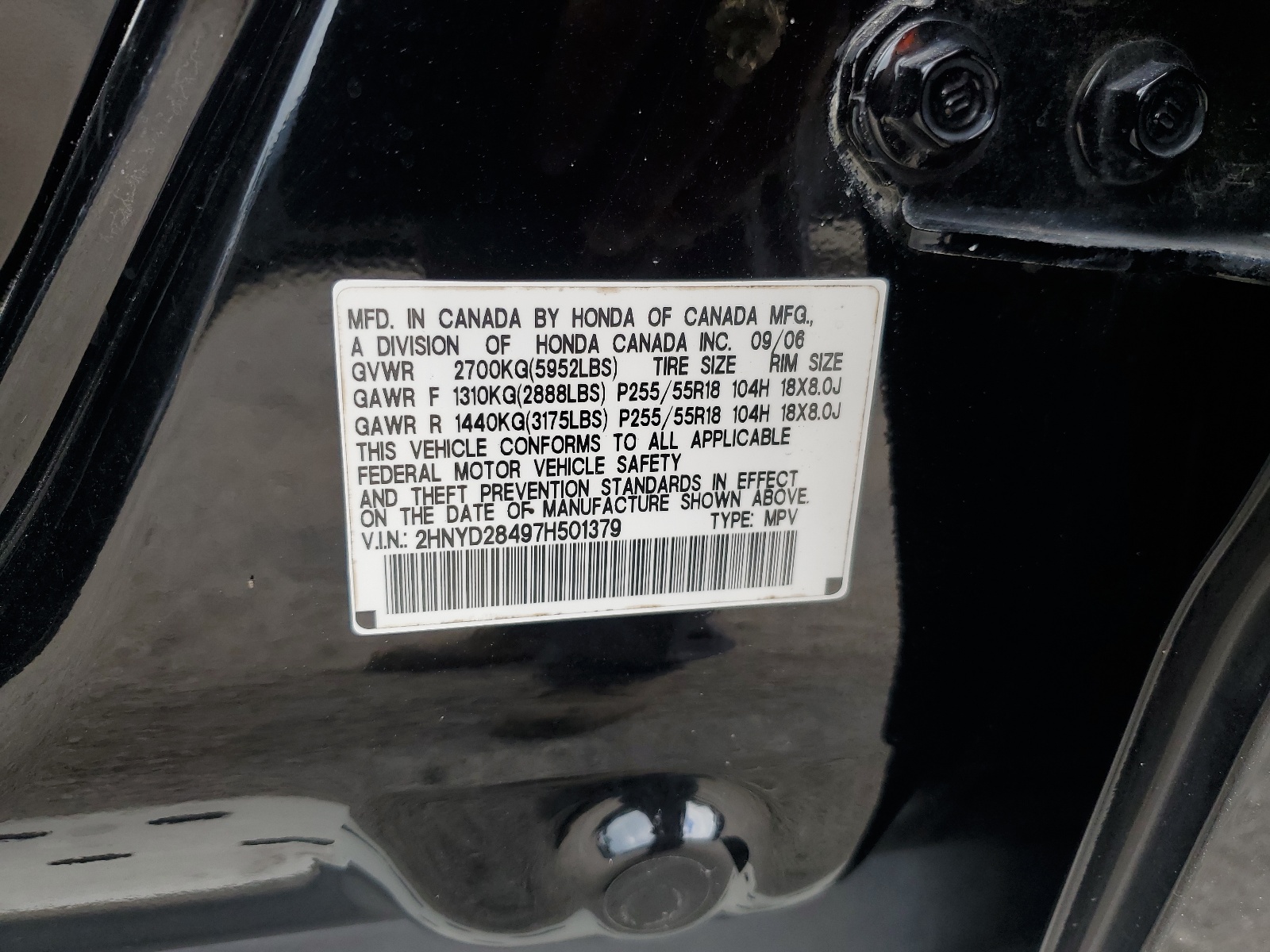 2HNYD28497H501379 2007 Acura Mdx Technology