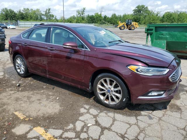  FORD FUSION 2017 Maroon