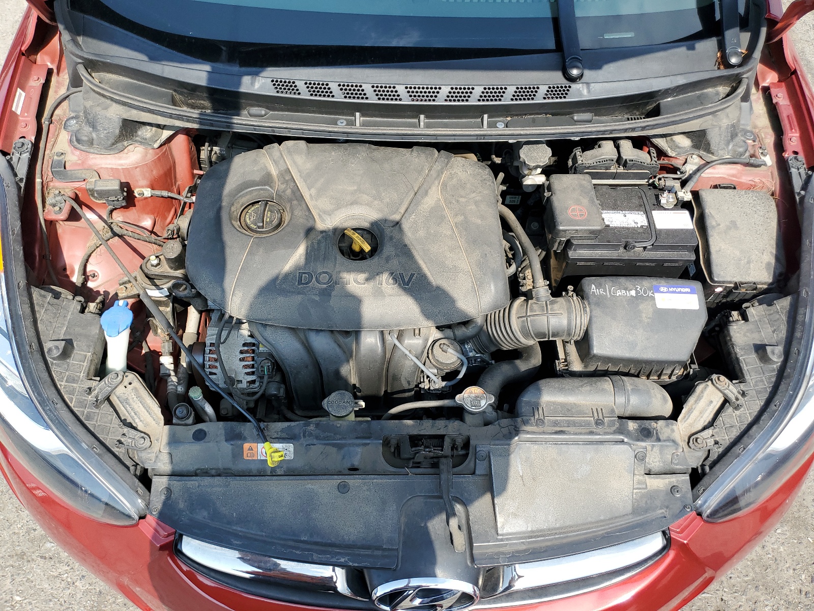 KMHDH4AE1CU360382 2012 Hyundai Elantra Gls