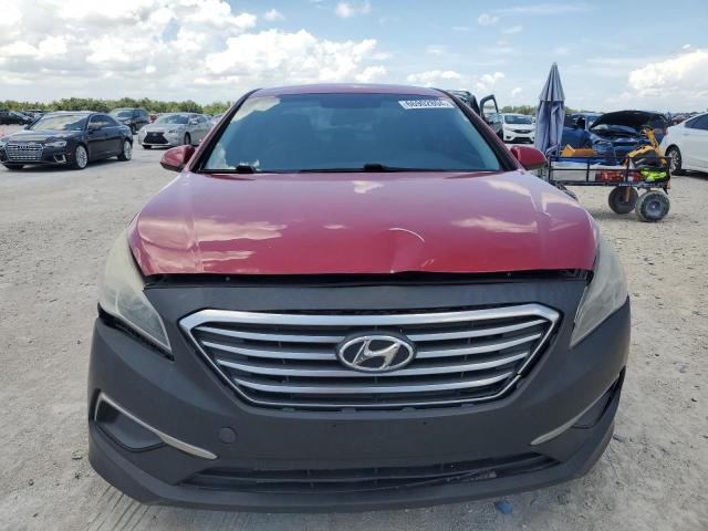 Sedans HYUNDAI SONATA 2017 Czerwony