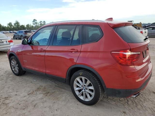  BMW X3 2017 Красный