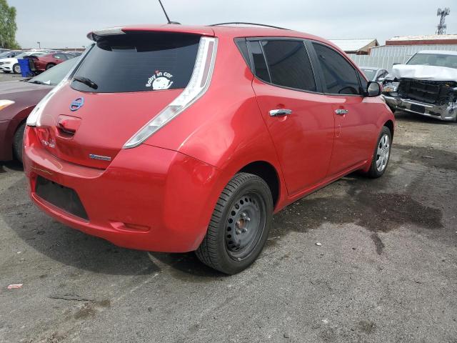  NISSAN LEAF 2017 Red