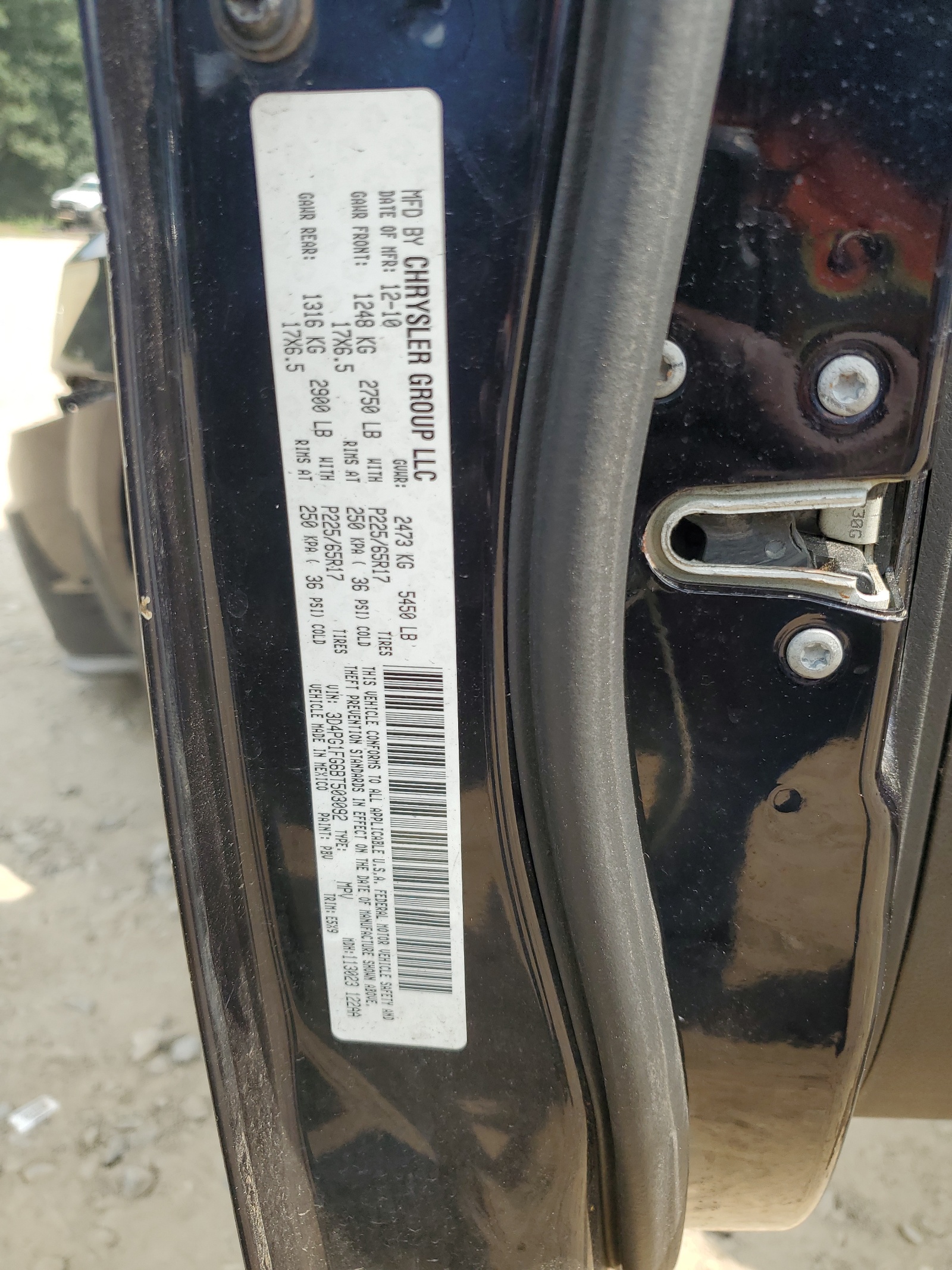 3D4PG1FG6BT503092 2011 Dodge Journey Mainstreet