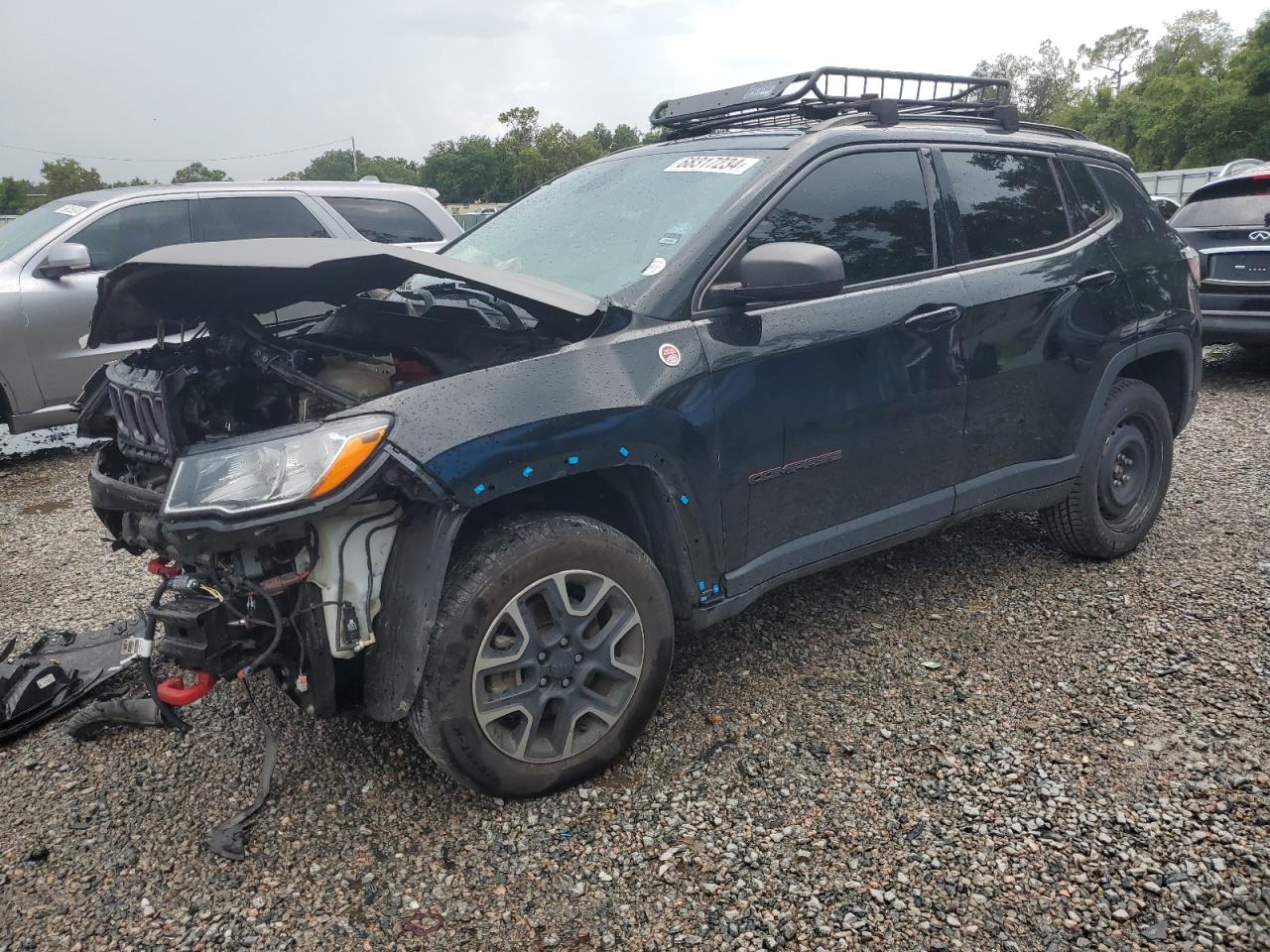 2019 Jeep Compass Trailhawk VIN: 3C4NJDDB9KT712857 Lot: 68317234