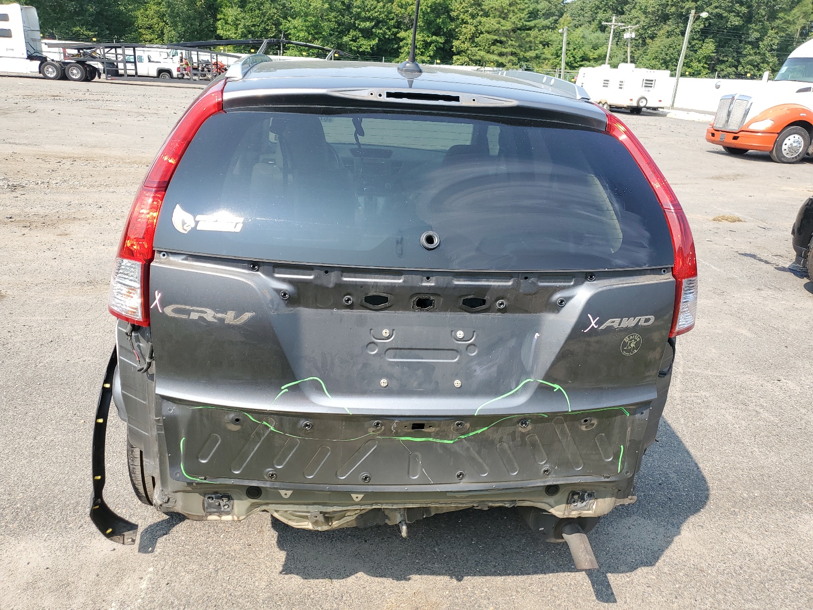 2HKRM4H77EH645467 2014 Honda Cr-V Exl