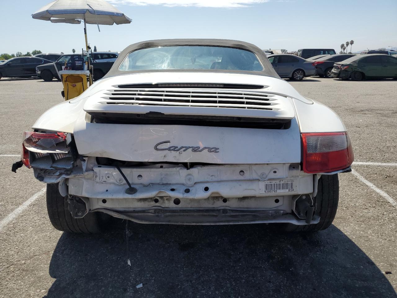 2008 Porsche 911 Carrera Cabriolet VIN: WP0CA29938S765579 Lot: 65810654