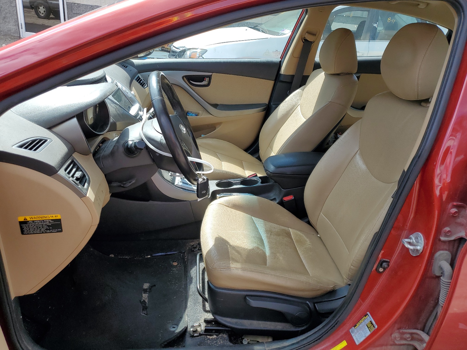 KMHDH4AEXCU319040 2012 Hyundai Elantra Gls