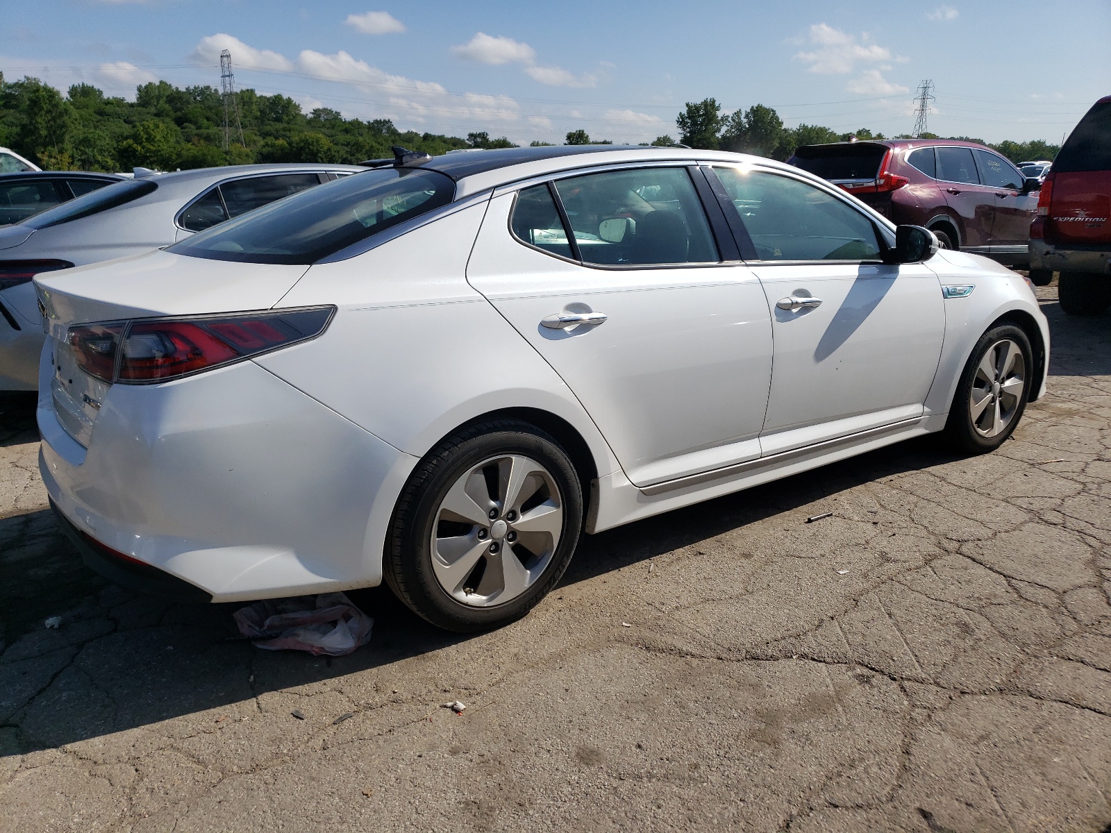 2014 Kia Optima Hybrid vin: KNAGN4AD3E5064890