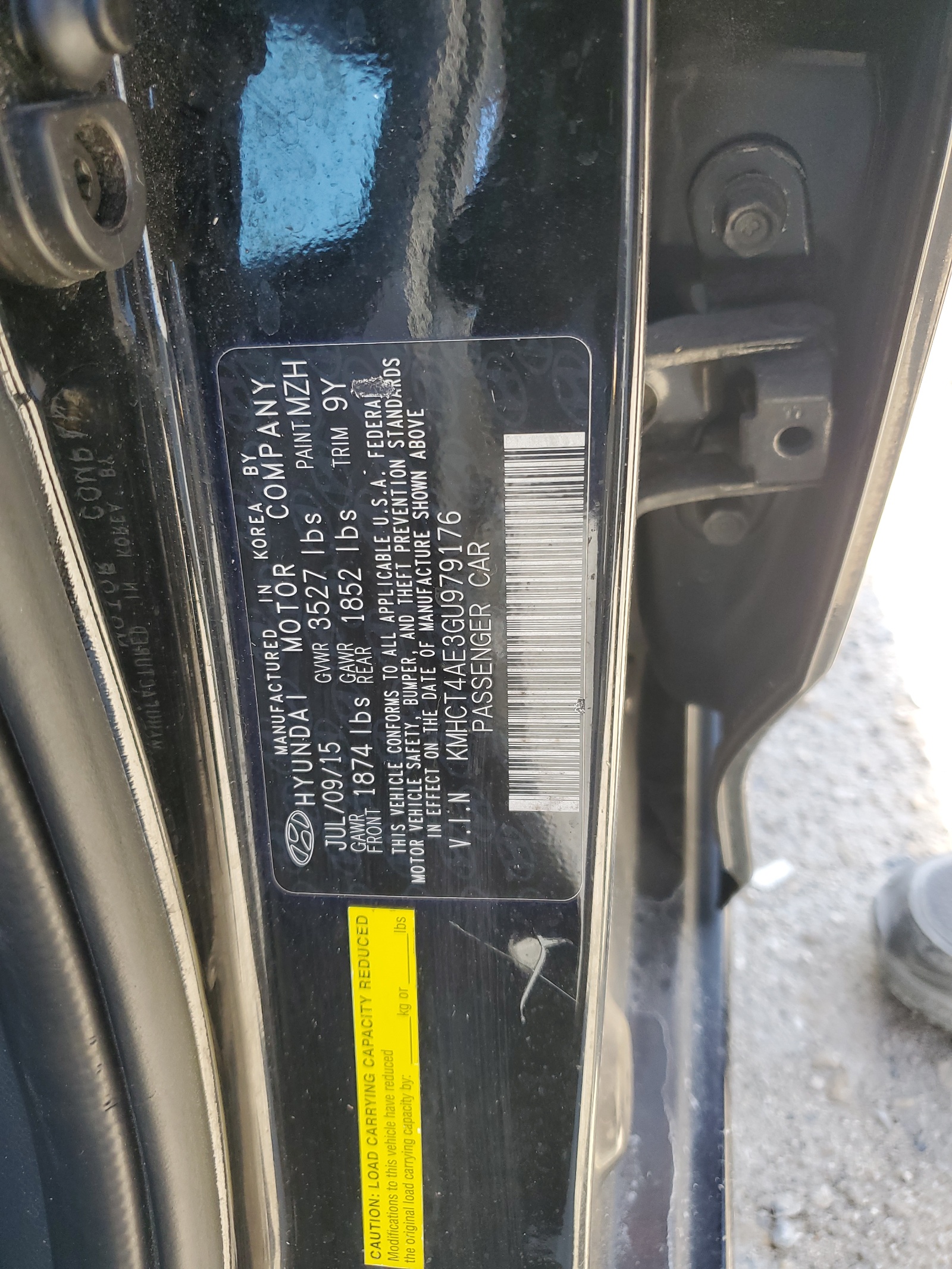 KMHCT4AE3GU979176 2016 Hyundai Accent Se