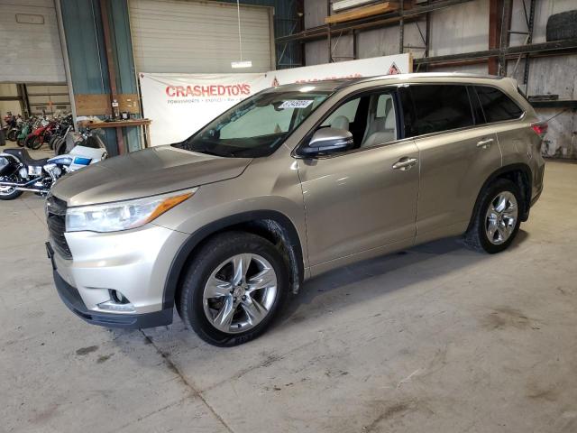 2014 Toyota Highlander Limited продається в Eldridge, IA - Water/Flood