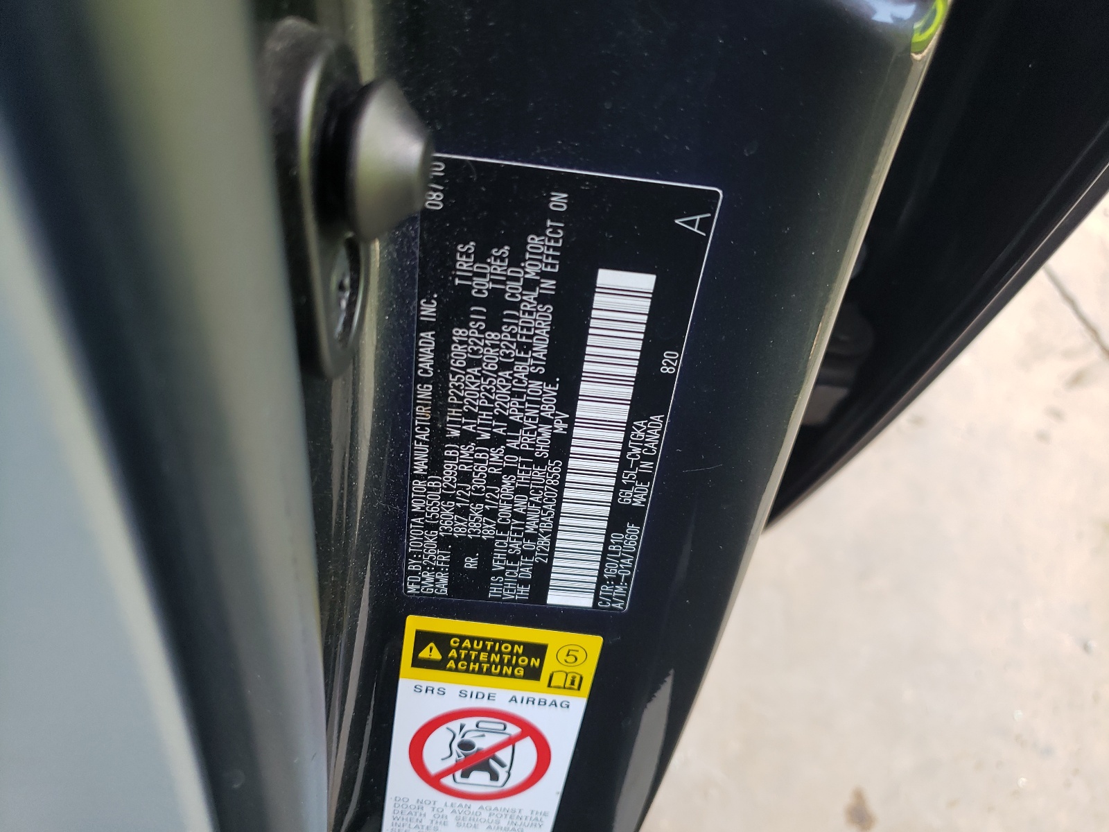 2T2BK1BA5AC078565 2010 Lexus Rx 350