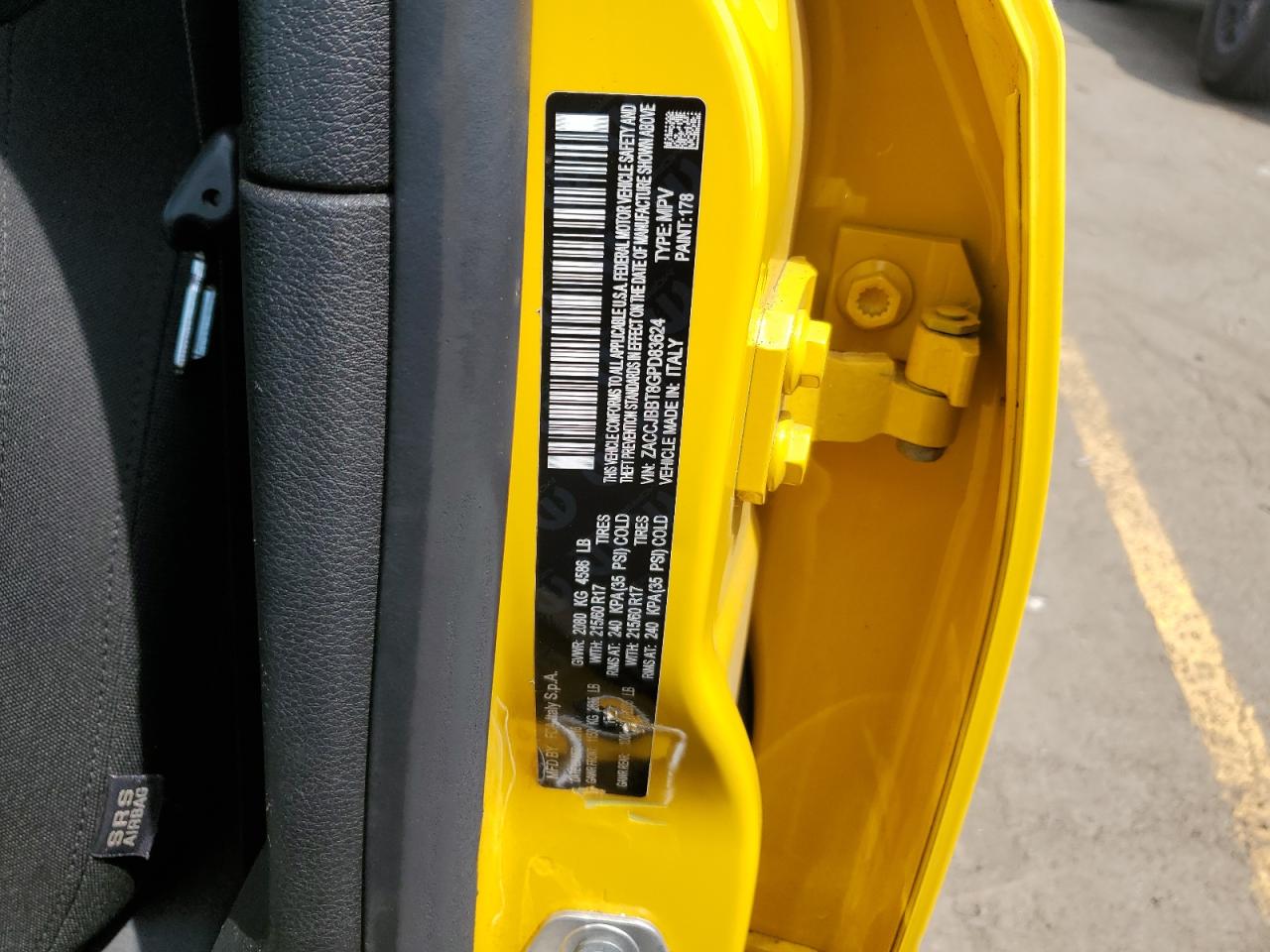 2016 Jeep Renegade Latitude VIN: ZACCJBBT8GPD83624 Lot: 65251774