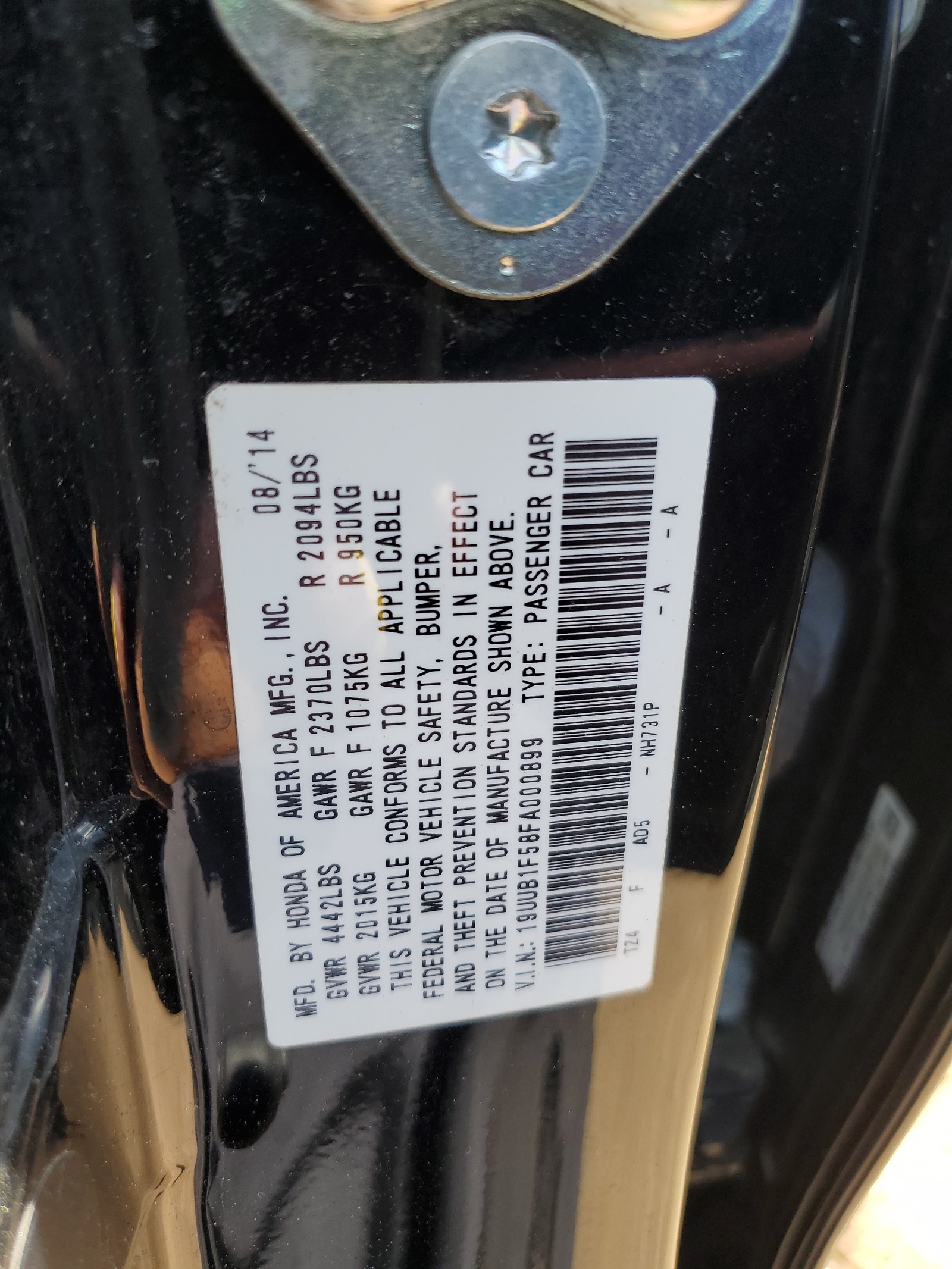 19UUB1F58FA000899 2015 Acura Tlx Tech