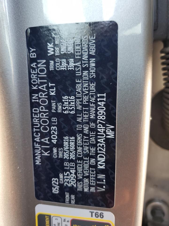 KNDJ23AU4P7890411 2023 Kia Soul Lx