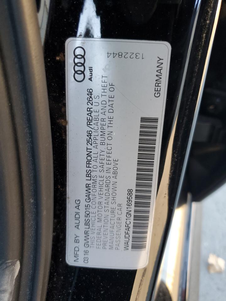 WAUDFAFC1GN169588 2016 Audi A6 Premium Plus