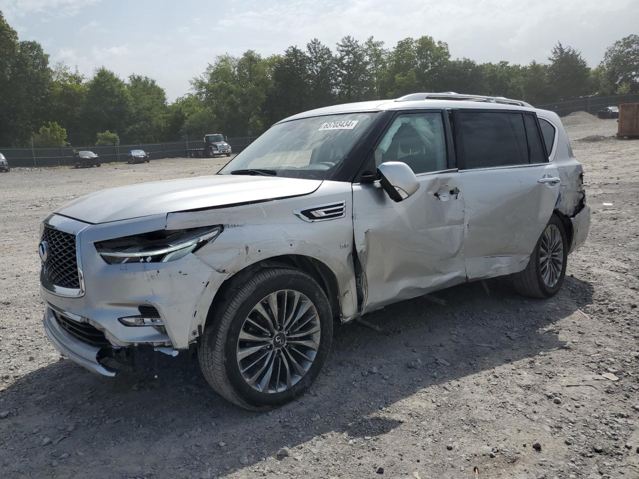 2019 Infiniti Qx80 Luxe VIN: JN8AZ2NF0K9683100 Lot: 65703434