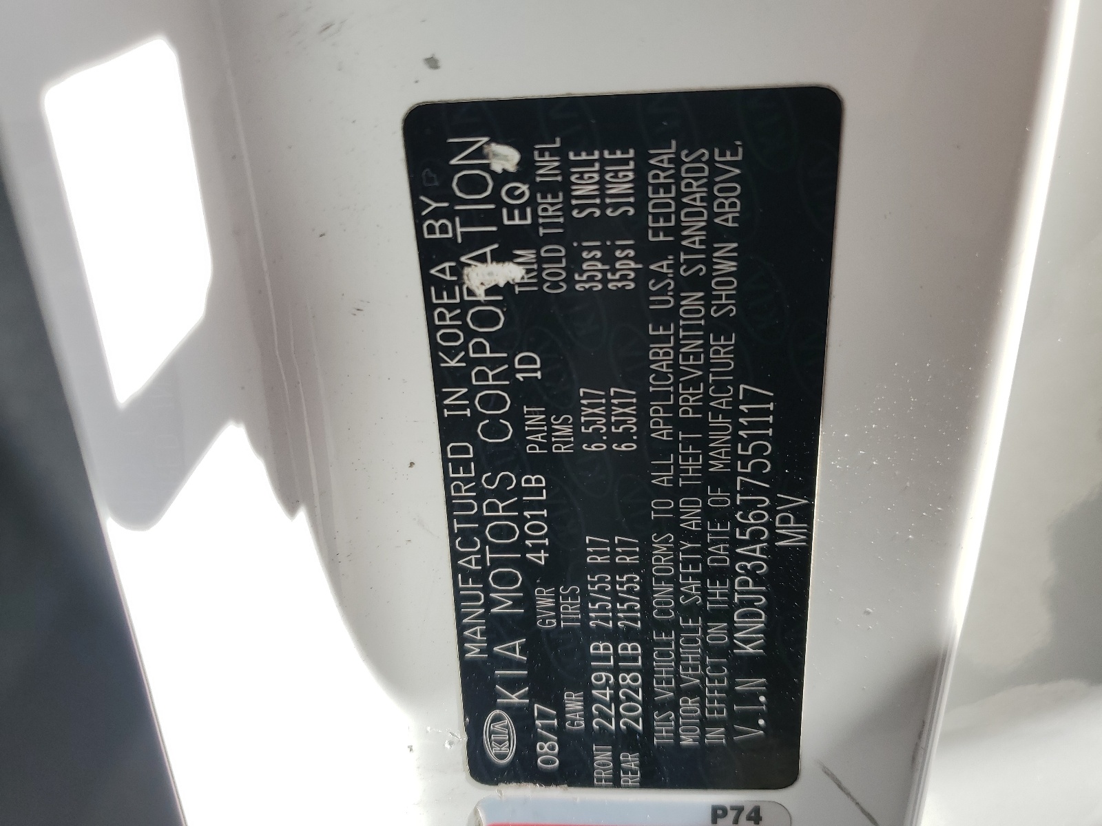 KNDJP3A56J7551117 2018 Kia Soul +