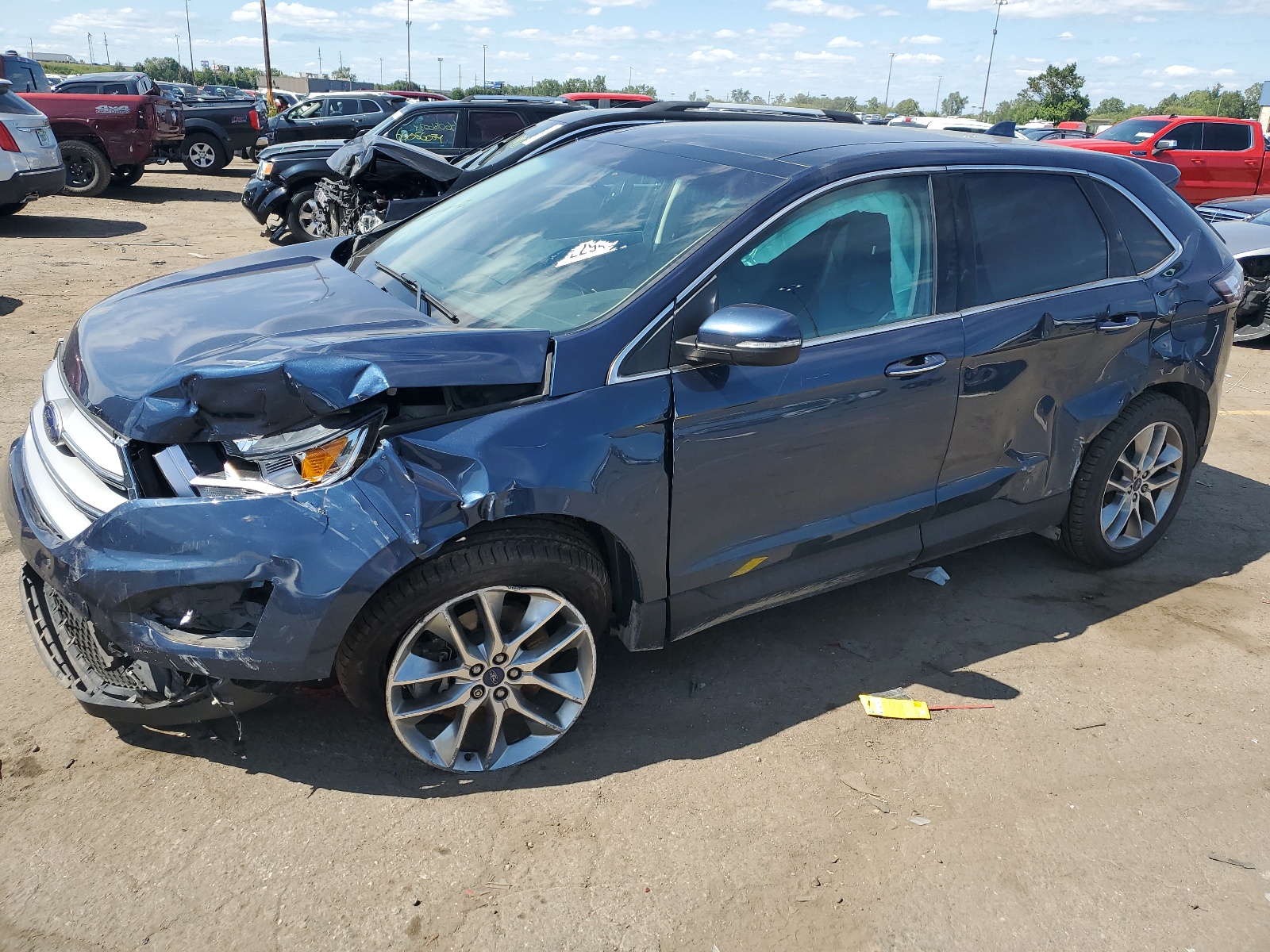 2FMPK4K93HBB51724 2017 Ford Edge Titanium