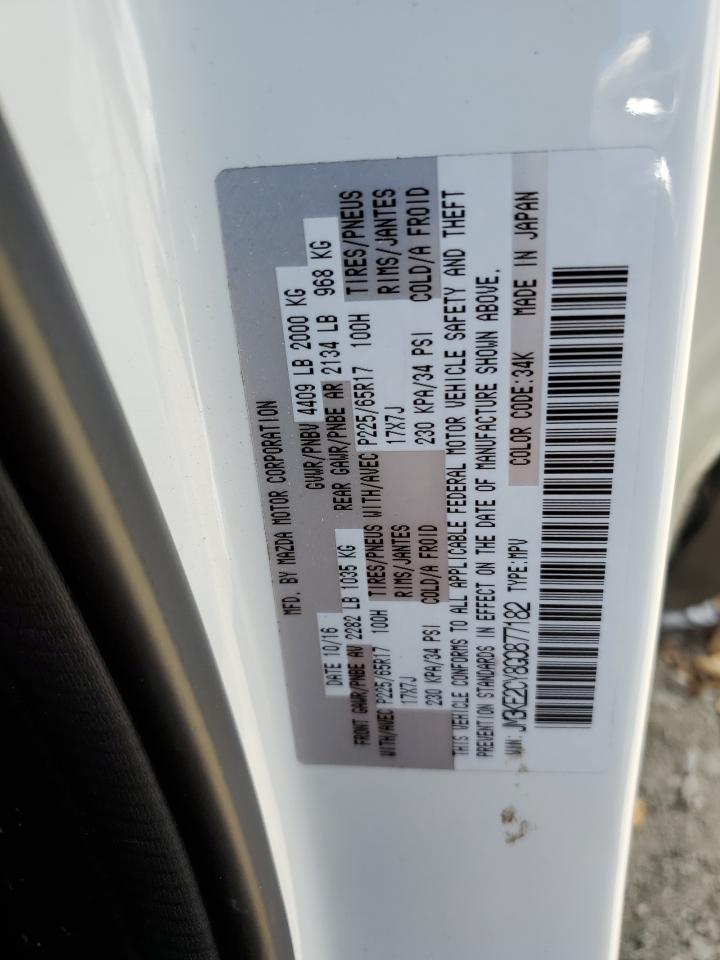 2016 Mazda Cx-5 Touring VIN: JM3KE2CY8G0877182 Lot: 67281684