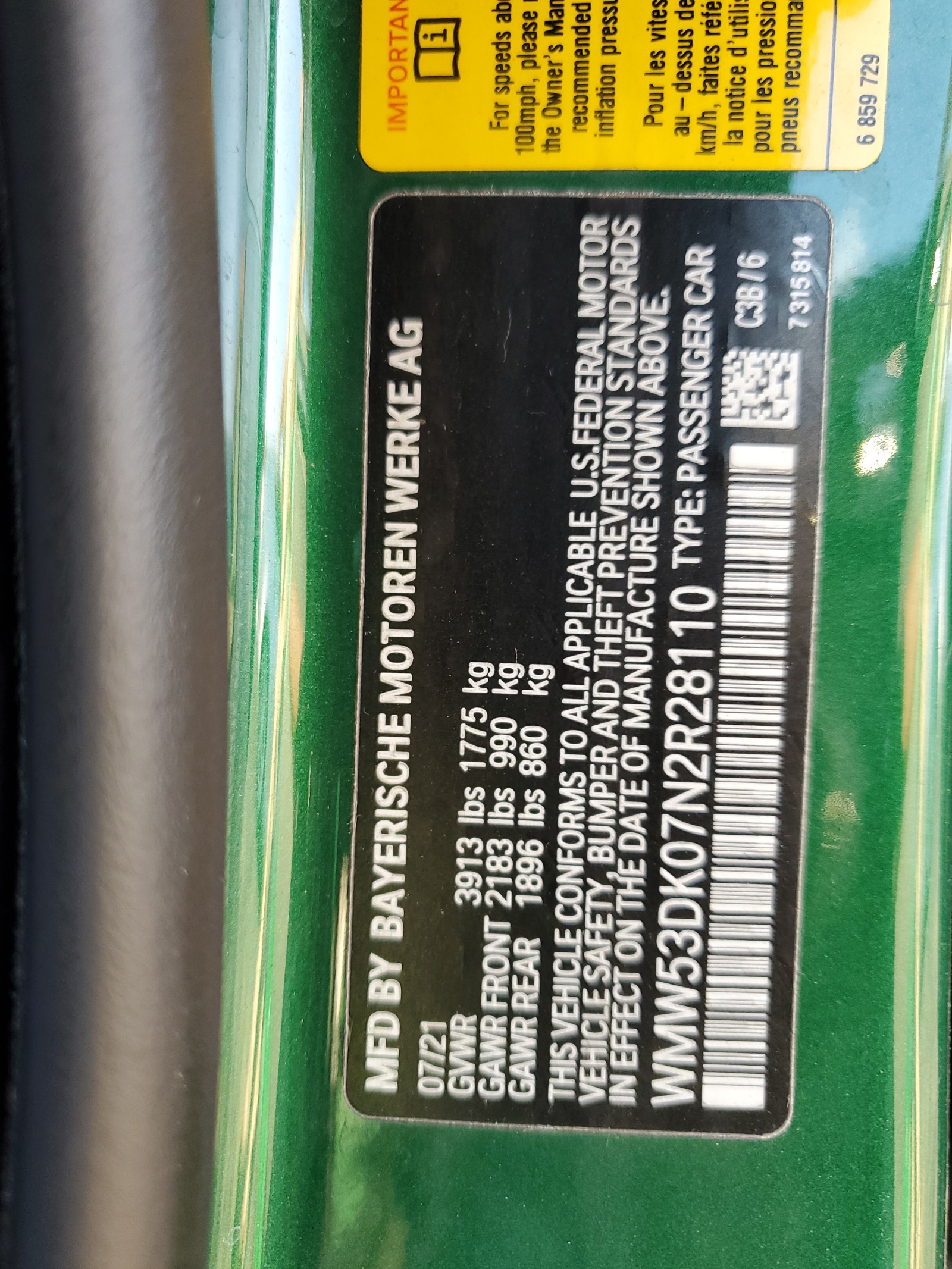 WMW53DK07N2R28110 2022 Mini Cooper S