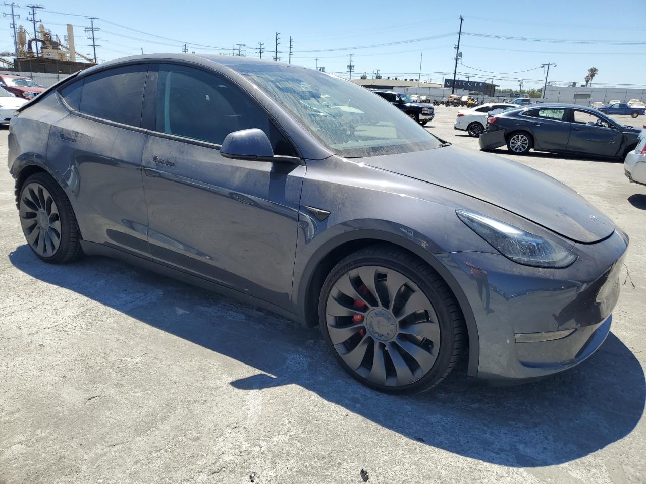 VIN 7SAYGDEF5PF595543 2023 TESLA MODEL Y no.4