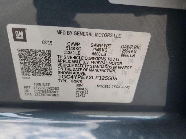 1GC4YPEY2LF125505 Chevrolet All Models SILVERADO 14