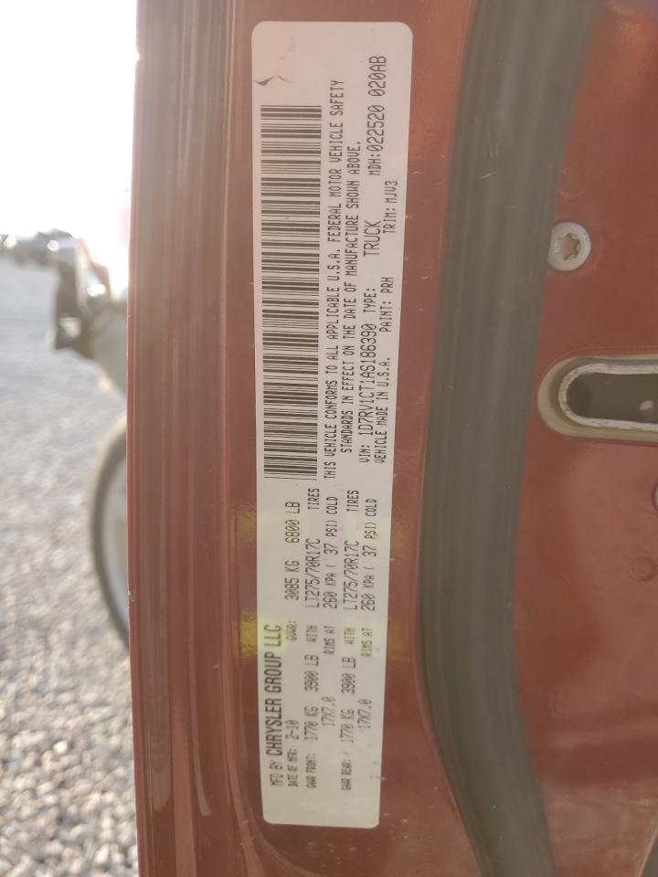 1D7RV1CT1AS186390 2010 Dodge Ram 1500