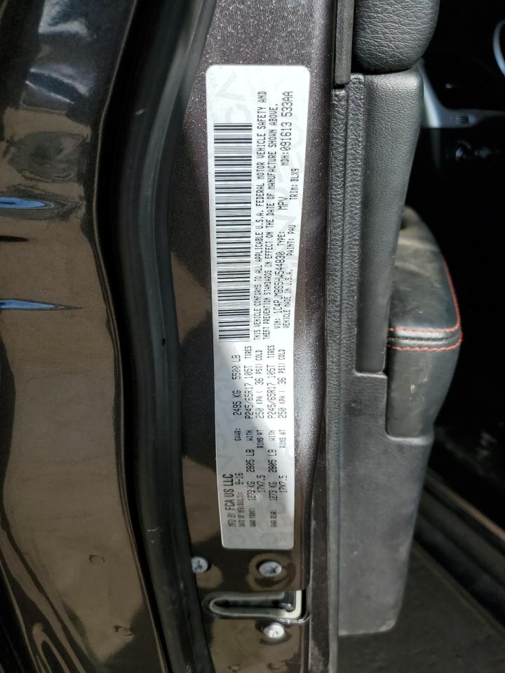 2017 Jeep Cherokee Trailhawk VIN: 1C4PJMBS5HW544830 Lot: 64694444