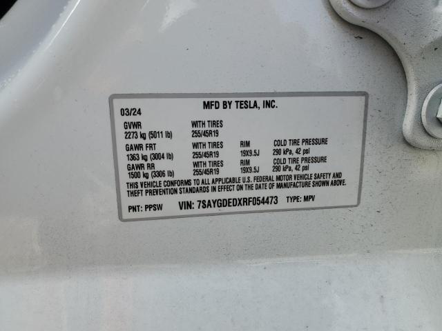 7SAYGDEDXRF054473 Tesla Model Y  13