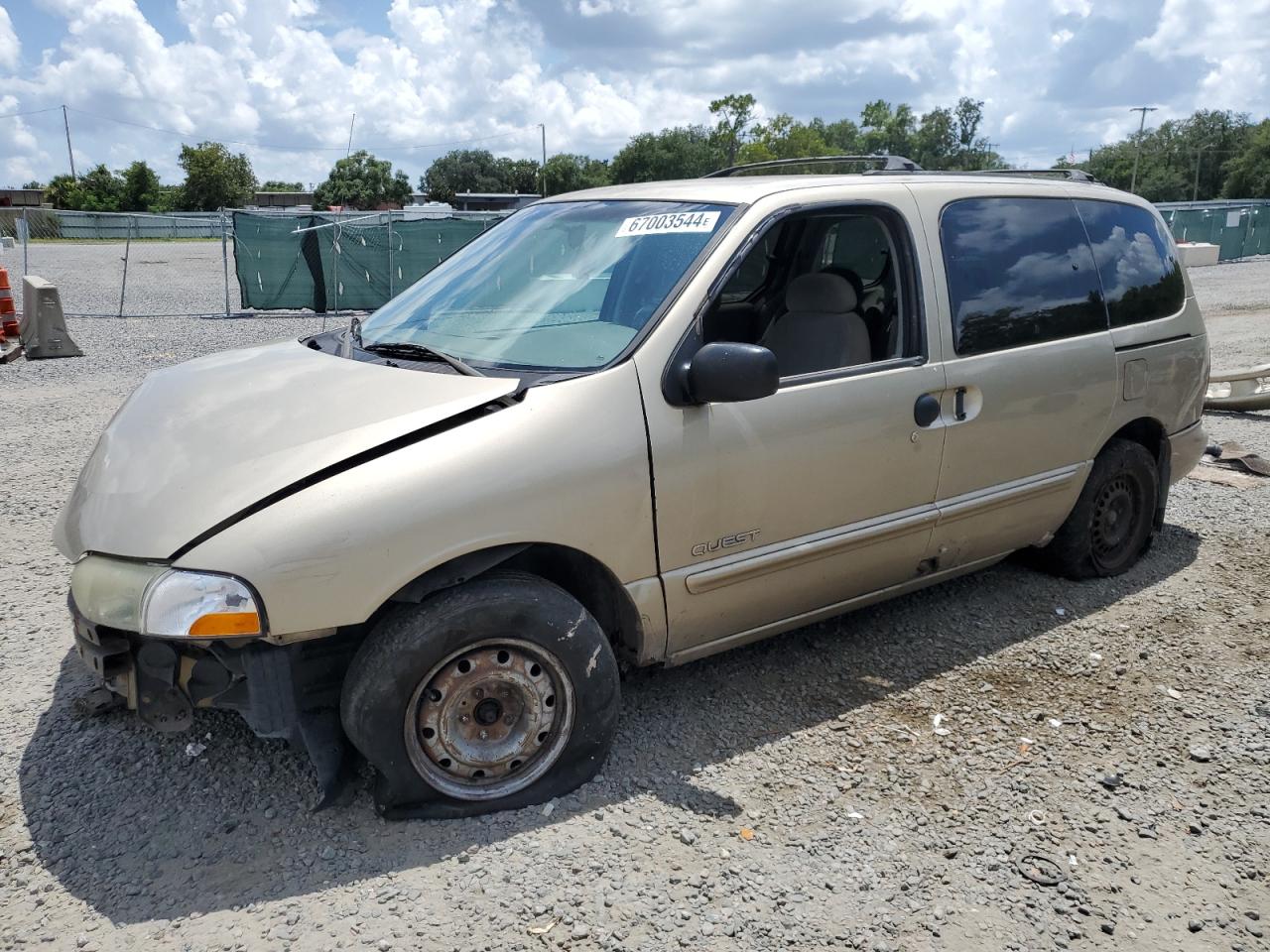 1999 Nissan Quest Se VIN: 4N2XN11T1XD826340 Lot: 67003544