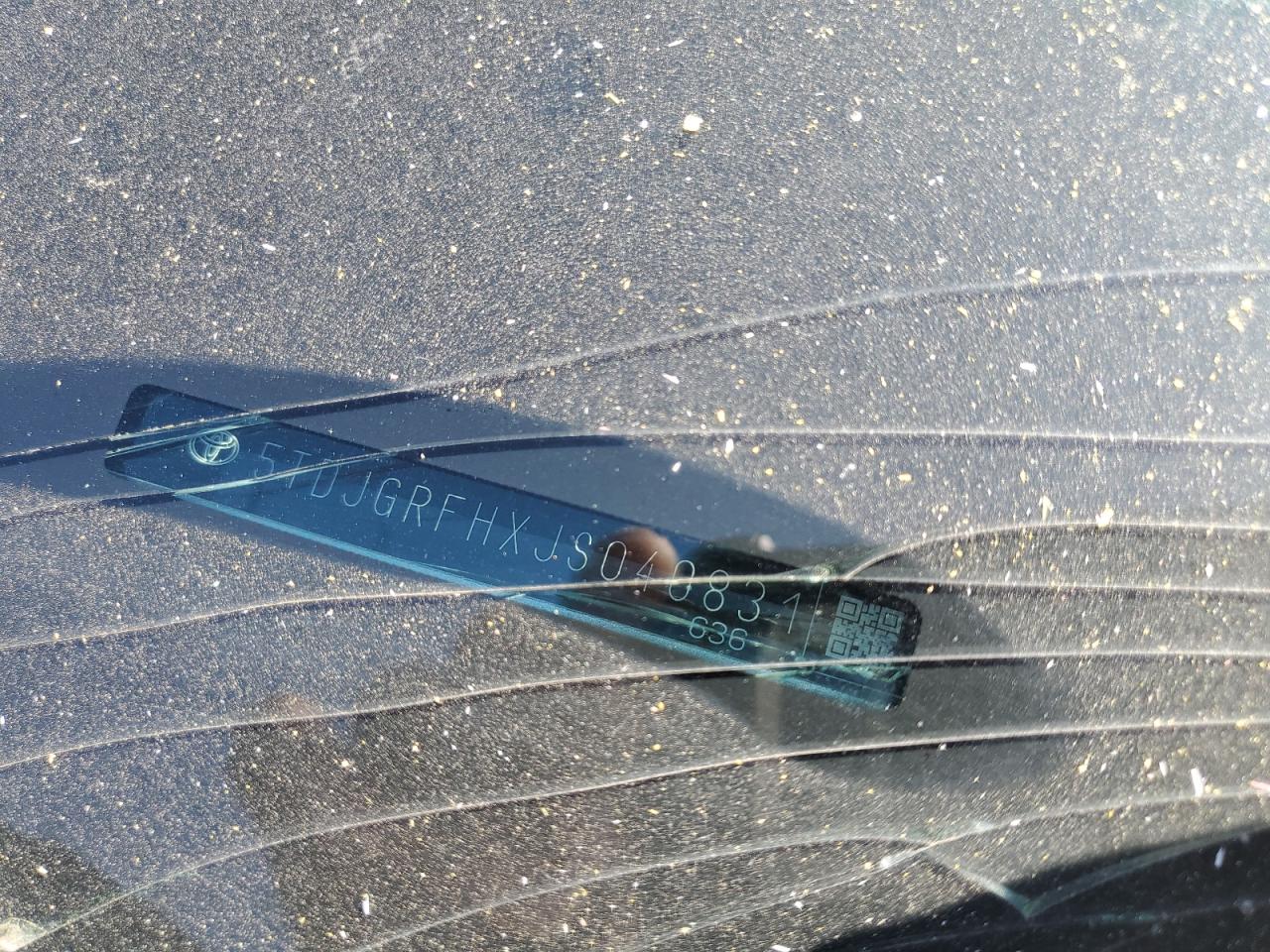 2018 Toyota Highlander Hybrid VIN: 5TDJGRFHXJS040831 Lot: 69487874