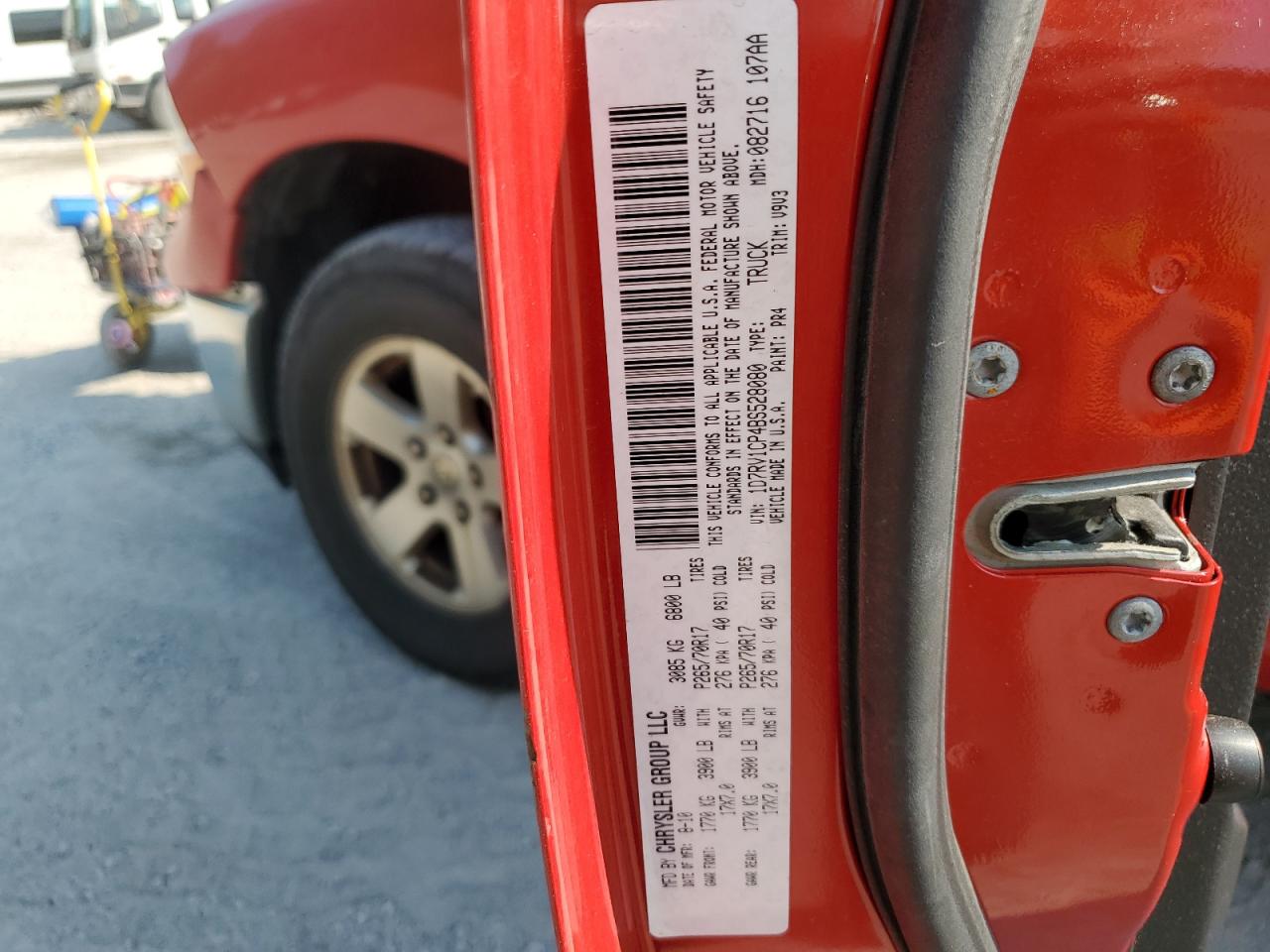 2011 Dodge Ram 1500 VIN: 1D7RV1CP4BS528080 Lot: 65330144