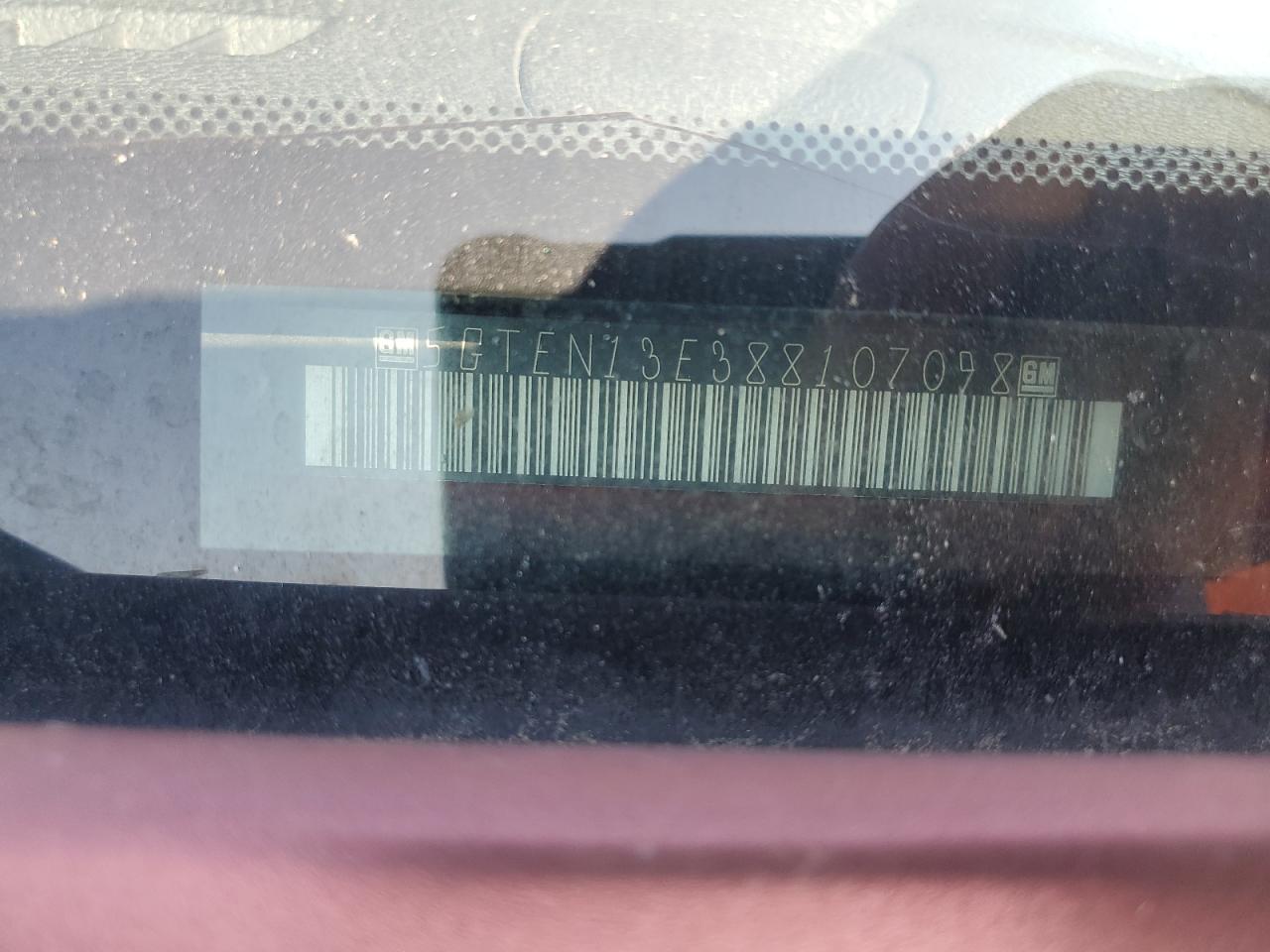 2008 Hummer H3 VIN: 5GTEN13E388107098 Lot: 66926044