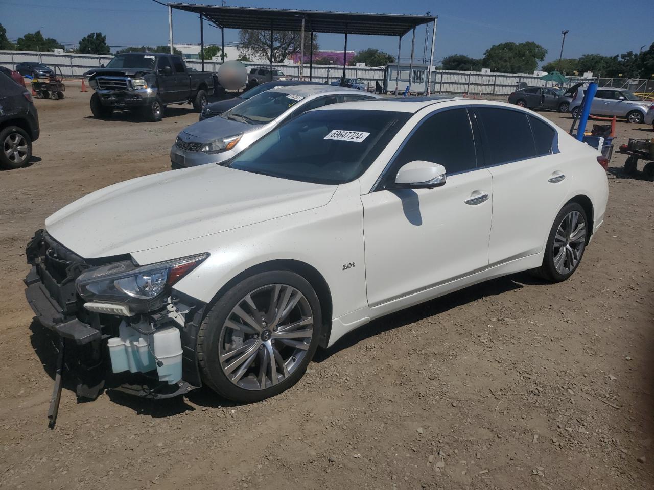 VIN JN1EV7AR8JM434743 2018 INFINITI Q50 no.1