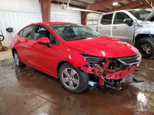  CHEVROLET CRUZE 2016 Red