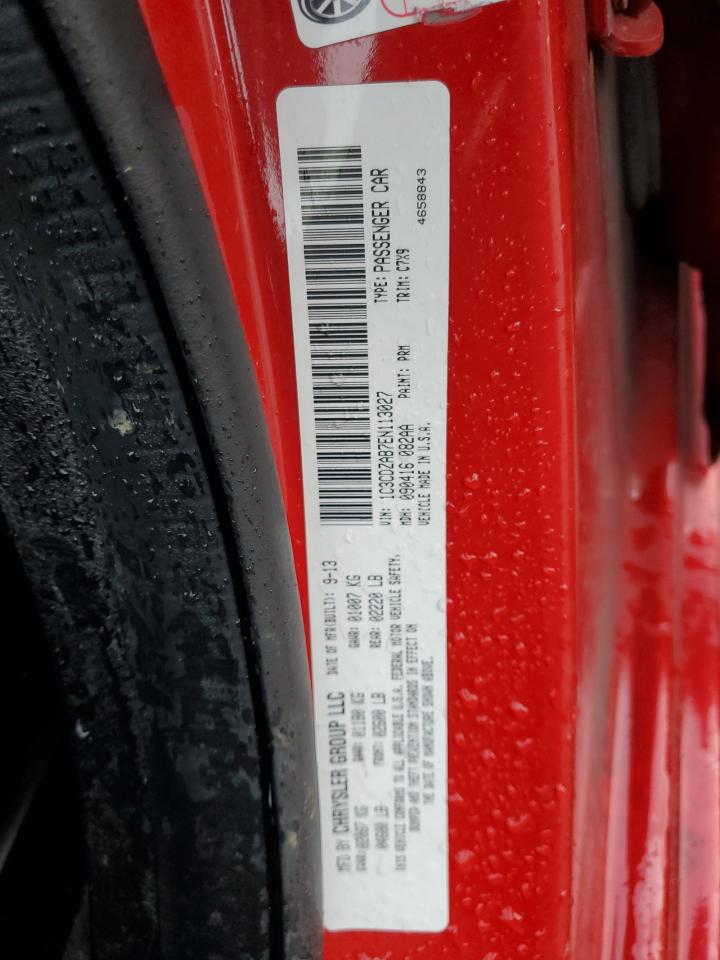 2014 Dodge Avenger Se VIN: 1C3CDZAB7EN113027 Lot: 65460254