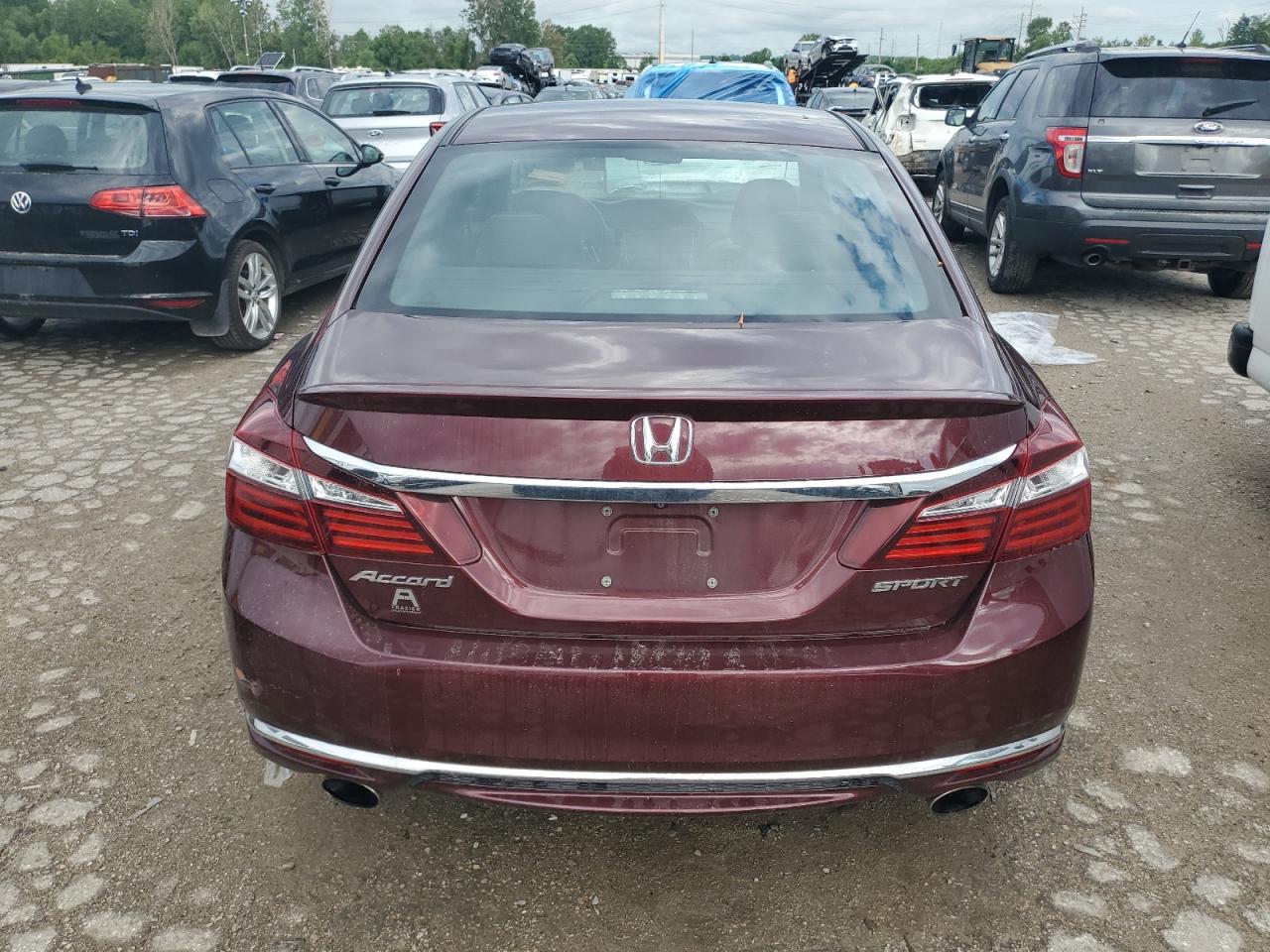 1HGCR2F5XGA158210 2016 Honda Accord Sport