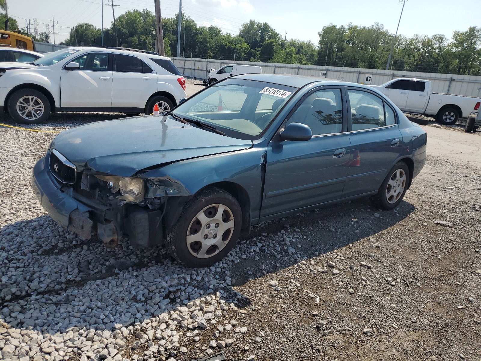 KMHDN45D62U460664 2002 Hyundai Elantra Gls