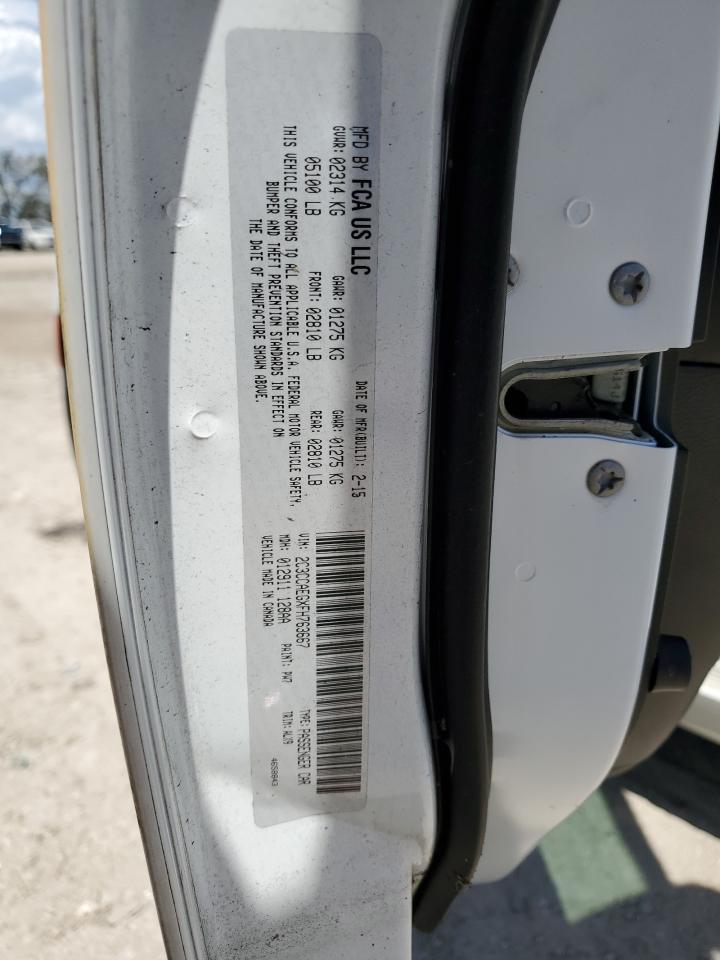 2015 Chrysler 300C VIN: 2C3CCAEGXFH763667 Lot: 67362604