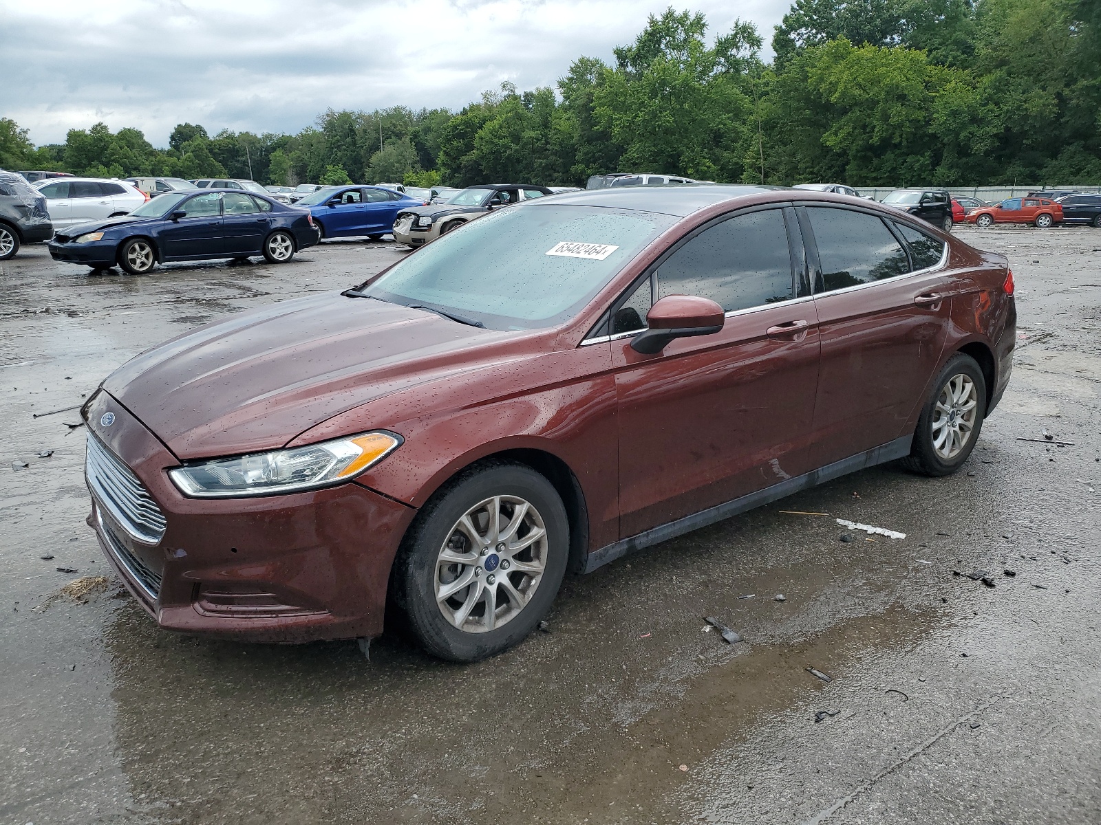 2016 Ford Fusion S vin: 3FA6P0G76GR249377