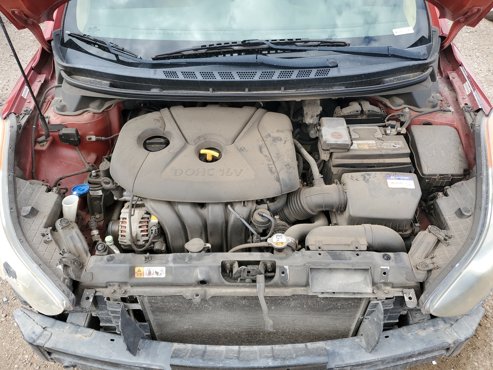 KMHDH4AE0CU291829 2012 Hyundai Elantra Gls