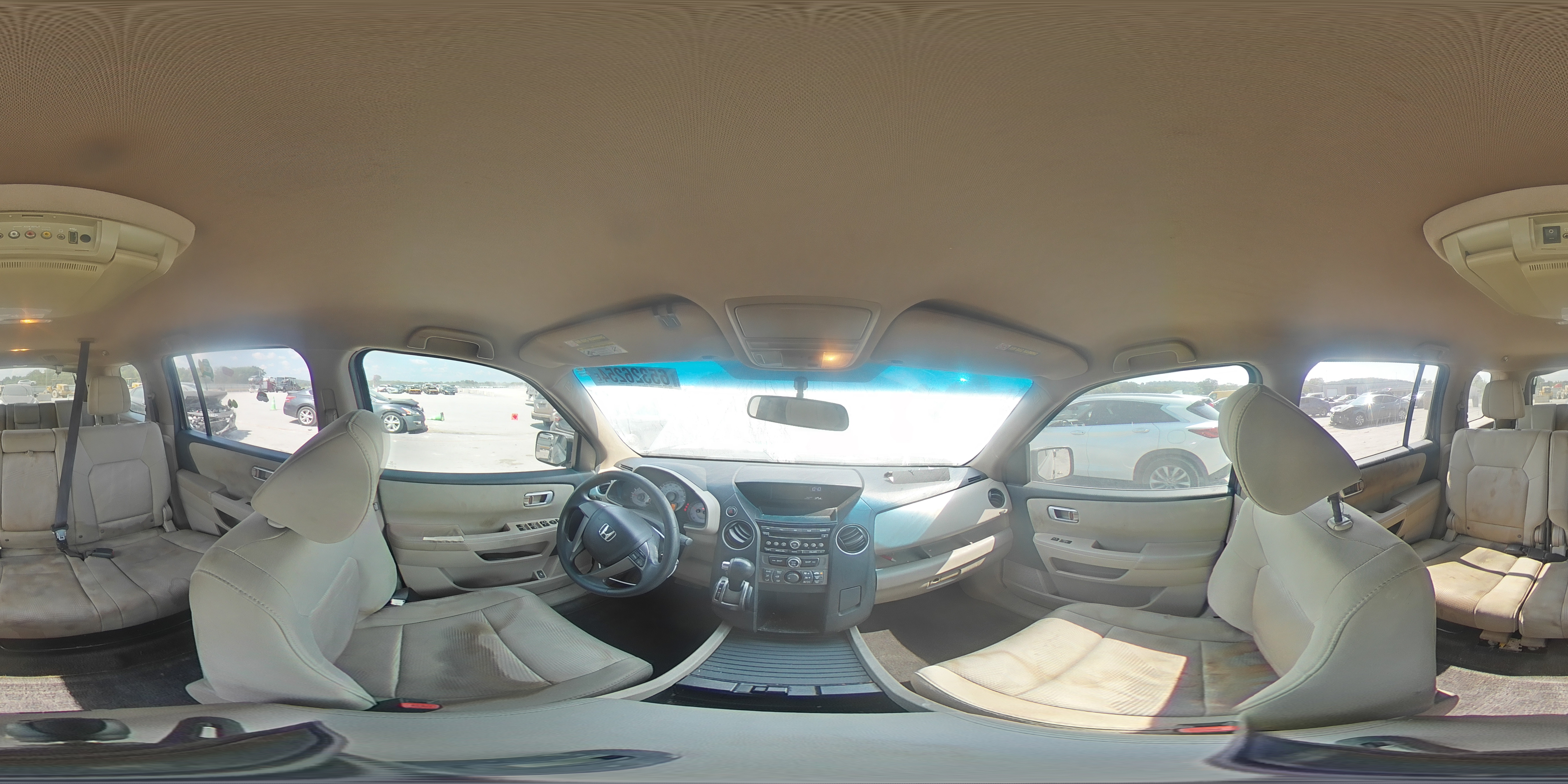 2012 Honda Pilot Lx VIN: 5FNYF3H20CB002216 Lot: 65326254