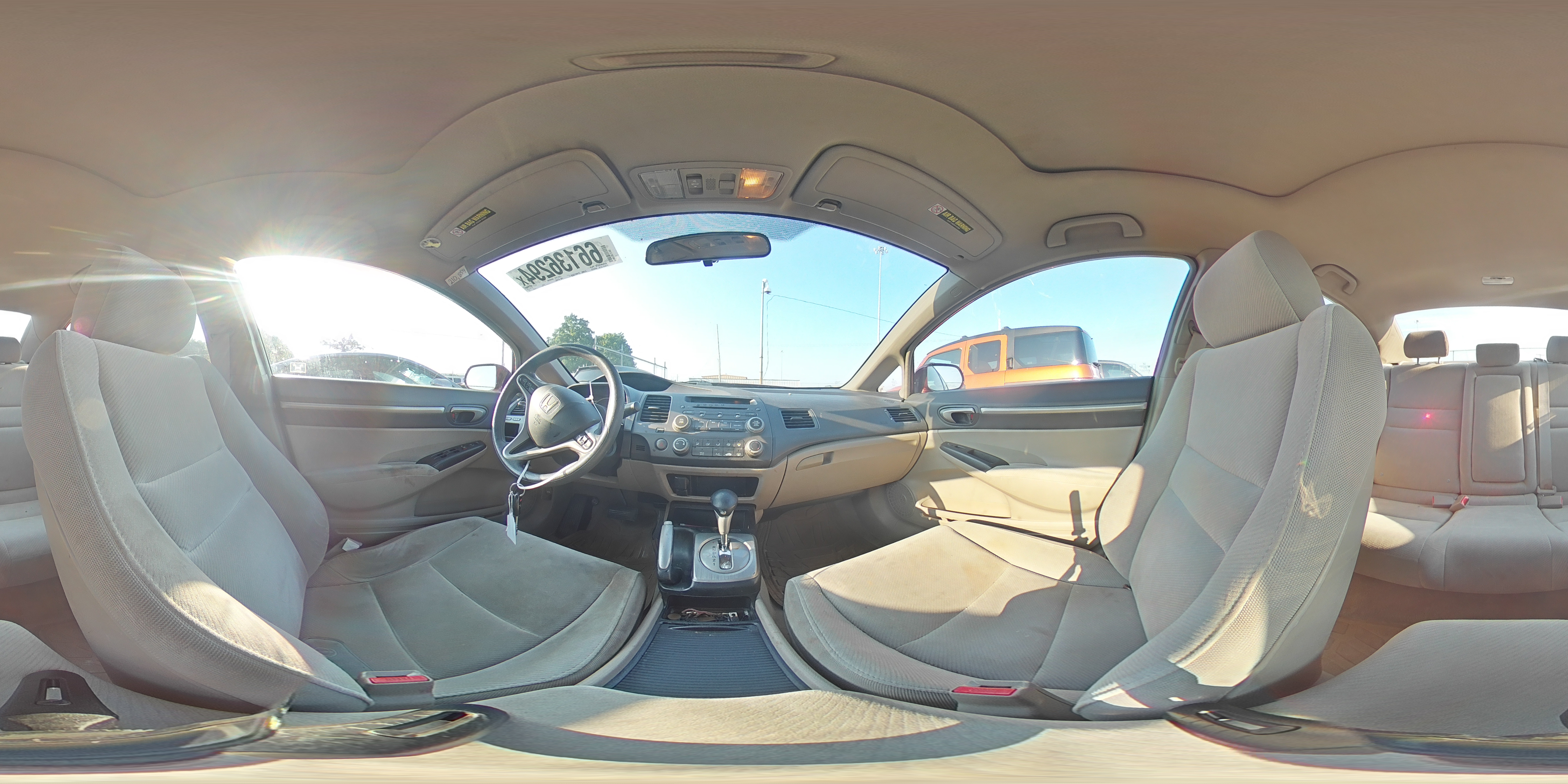 2009 Honda Civic Ex VIN: 19XFA168X9E027804 Lot: 66136294