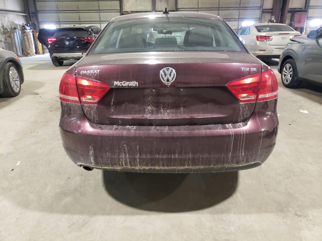 1VWBN7A36CC021897 2012 Volkswagen Passat Se