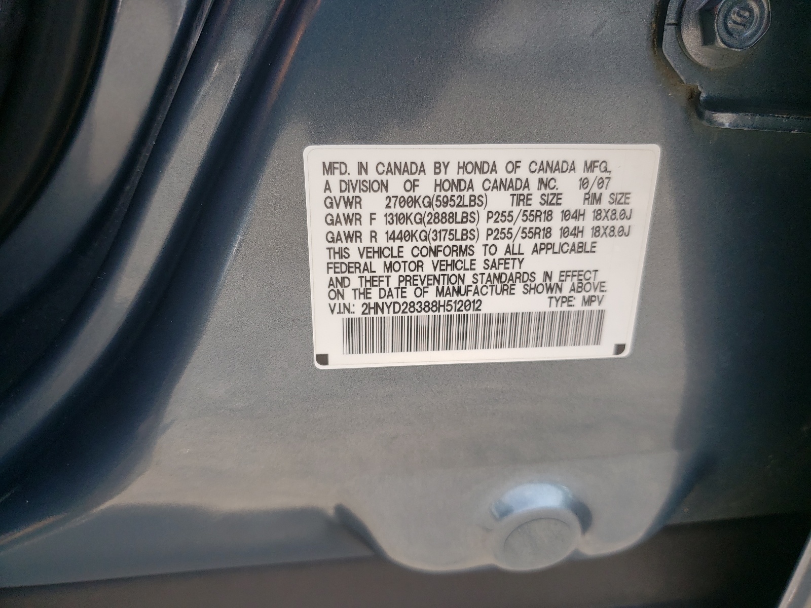 2HNYD28388H512012 2008 Acura Mdx Technology