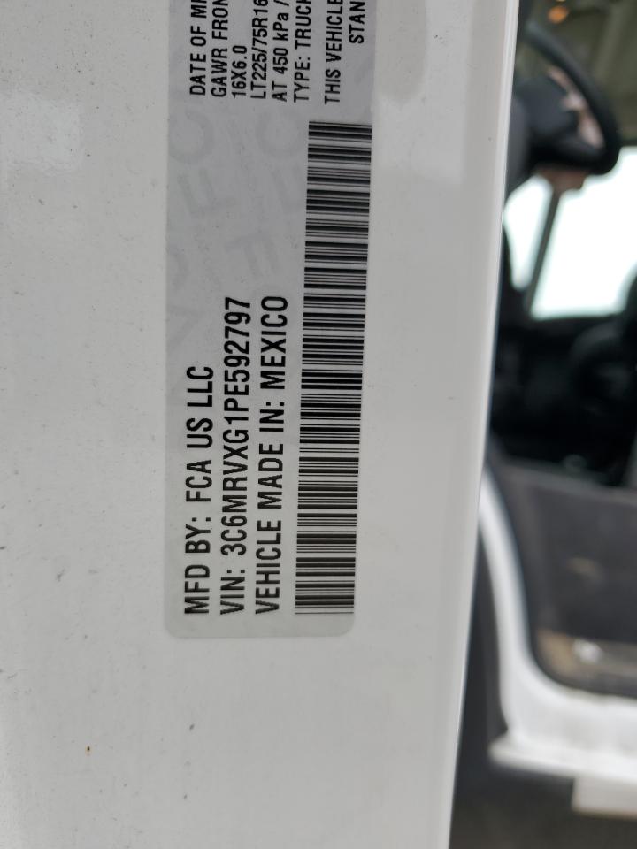 2023 Ram Promaster 3500 3500 High VIN: 3C6MRVXG1PE592797 Lot: 73750194