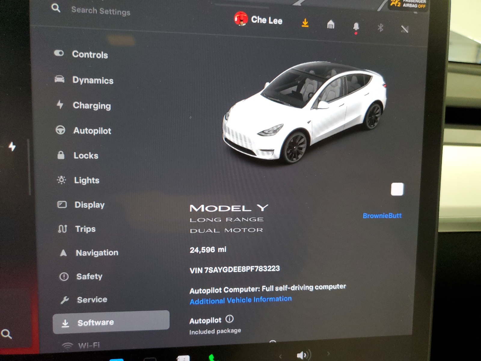 7SAYGDEE8PF783223 2023 Tesla Model Y