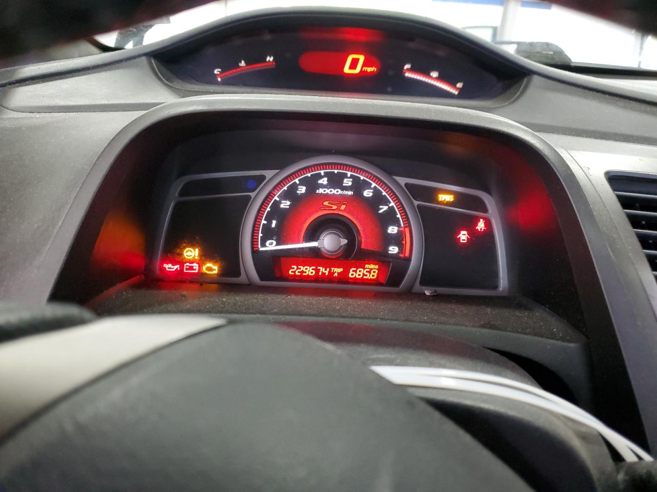 2009 Honda Civic Si VIN: 2HGFA55519H701309 Lot: 68379434