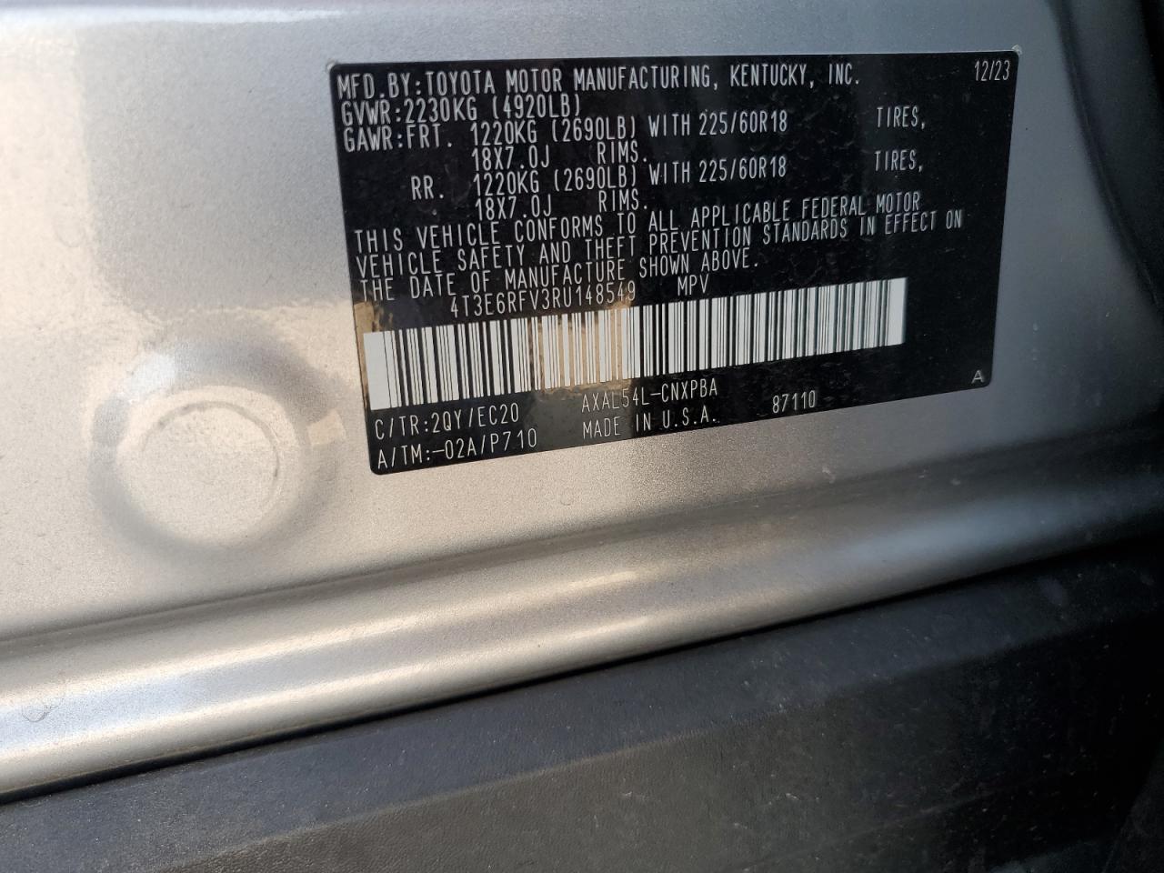 4T3E6RFV3RU148549 2024 TOYOTA RAV 4 - Image 16