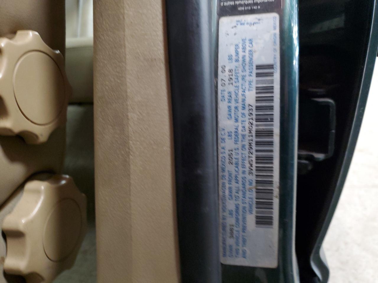 2001 Volkswagen Jetta Gls VIN: 3VWST29M11M021937 Lot: 69160344